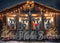 Kate Étal de rennes Nuit Noël Toile de fond conçue par Mini MakeBelieve - Kate Backdrop FR