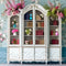 Kate Vase Bibliothèque Printemps Été Toile de fond conçue par Mini MakeBelieve - Kate Backdrop FR