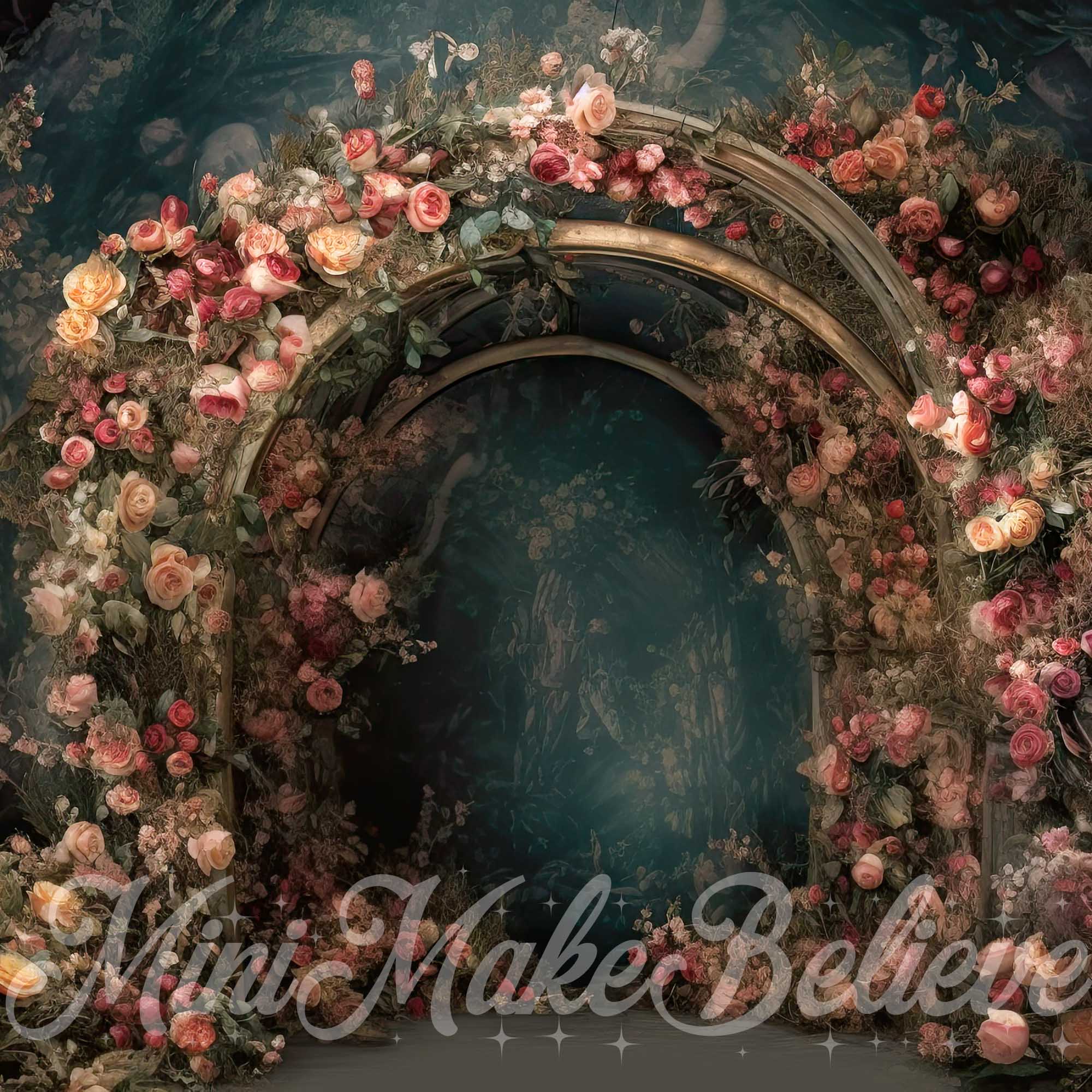 Kate Beaux-Arts Luxe Arche florale Toile de fond conçue par Mini MakeBelieve - Kate Backdrop FR