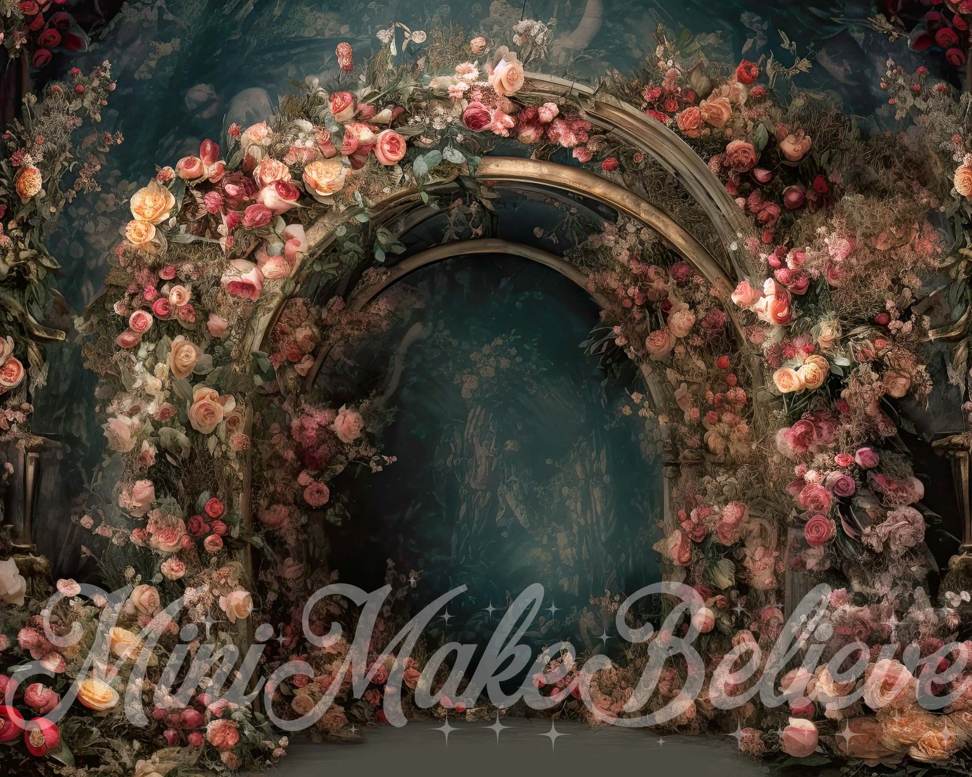 Kate Beaux-Arts Luxe Arche florale Toile de fond conçue par Mini MakeBelieve - Kate Backdrop FR
