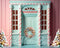 Kate Pastel Porte en pain d'épice Noël Toile de fond conçue par Mini MakeBelieve - Kate Backdrop FR