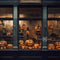 Kate Boutique de citrouille Vitrine Toile de fond conçue par Mandy Ringe - Kate Backdrop FR