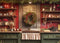 Kate Rouge Vert Noël Cuisine Toile de fond conçue par Mandy Ringe - Kate Backdrop FR