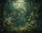 Kate Tropical Jungle Plante Toile de fond conçue par Mandy Ringe - Kate Backdrop FR