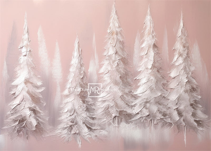 Kate Pins Blanc Rose pâle Toile de fond conçue par Mandy Ringe