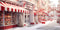Kate Noël Boutique Rue Vitrine Toile de fond Conçu par Chain Photographie - Kate Backdrop FR