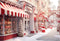 Kate Noël Boutique Rue Vitrine Toile de fond Conçu par Chain Photographie - Kate Backdrop FR