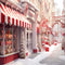 Kate Noël Boutique Rue Vitrine Toile de fond Conçu par Chain Photographie - Kate Backdrop FR