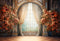 Kate Vintage Fleurs Fenêtre Boho Toile de fond Conçu par Chain Photographie - Kate Backdrop FR