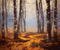 Kate Forêt Flou Arbres Jaune Toile de fond Conçu par Chain Photographie - Kate Backdrop FR
