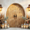 Kate Boho Porte Lampe Fleurs Toile de fond conçu par Emetselch - Kate Backdrop FR