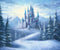 Kate Château Neige Arbres Hiver Toile de fond conçue par GQ - Kate Backdrop FR