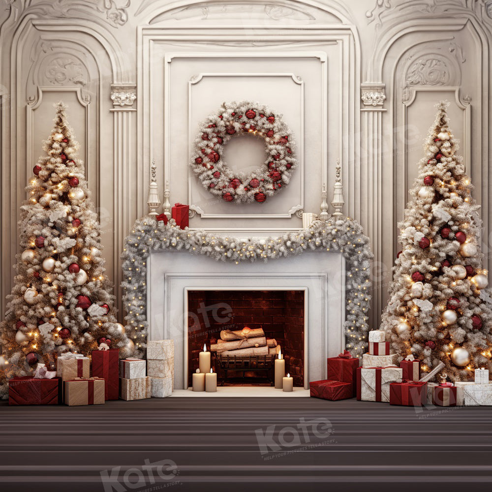 Kate Noël Cheminée Bougie Cadeaux Toile de fond pour la photographie - Kate Backdrop FR