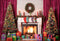 Kate Hiver Noël Coloré Cadeaux Rideau Toile de fond pour la photographie - Kate Backdrop FR