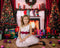 Kate Hiver Noël Coloré Cadeaux Rideau Toile de fond pour la photographie - Kate Backdrop FR