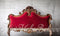 Kate Velours rouge Noël Tête de lit Toile de fond conçue par Mini MakeBelieve - Kate Backdrop FR