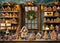 Kate Pain d'épice Cuisine Noël Hiver Toile de fond conçue par Mini MakeBelieve - Kate Backdrop FR