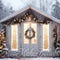Kate Serre Lumières Noël Hiver Toile de fond conçue par Mini MakeBelieve - Kate Backdrop FR