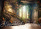 Kate Printemps Doux Escalier Manoir Toile de fond conçue par Mini MakeBelieve - Kate Backdrop FR