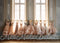 Kate Valentin Robes de ballet Studio Toile de fond conçue par Mini MakeBelieve - Kate Backdrop FR