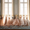Kate Valentin Robes de ballet Studio Toile de fond conçue par Mini MakeBelieve - Kate Backdrop FR
