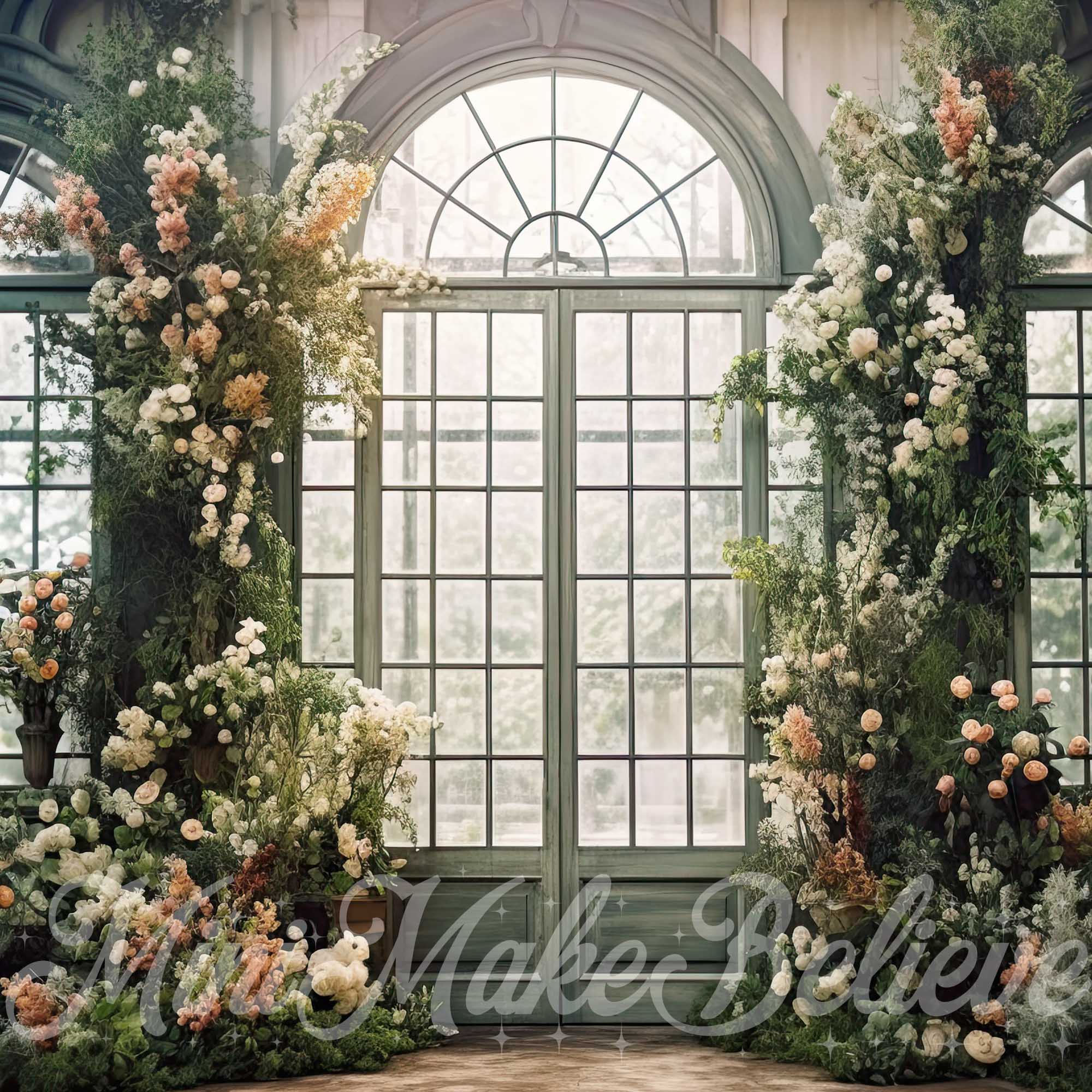 Kate Valentin Printemps Romantique Floral Toile de fond conçue par Mini MakeBelieve - Kate Backdrop FR