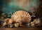 Kate Coquillage géant Fleurs Toile de fond Conçu par Patty Robert - Kate Backdrop FR