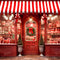 Kate Noël Boutique Bonbons Arbres Toile de fond pour la photographie - Kate Backdrop FR