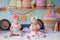 Kate Stand de glace Ballons Coloré Toile de fond pour la photographie - Kate Backdrop FR