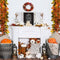 Kate Automne Citrouille Oreiller Boho Toile de fond pour la photographie - Kate Backdrop FR