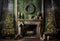 Kate Sapin de Noël Fenêtre Cheminée Toile de fond pour la photographie - Kate Backdrop FR
