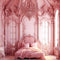 Kate Chambre Lit Rose Princesse Toile de fond pour la photographie - Kate Backdrop FR