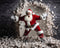 Kate Cool Père Noël Briser le mur Toile de fond conçue par Mini MakeBelieve - Kate Backdrop FR