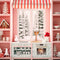 Kate Chic Rose Cuisine Hiver Toile de fond conçue par Mini MakeBelieve - Kate Backdrop FR