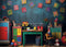 Kate Coloré Classe Retour à l'école Toile de fond Conçu par Happy Squirrel Design - Kate Backdrop FR