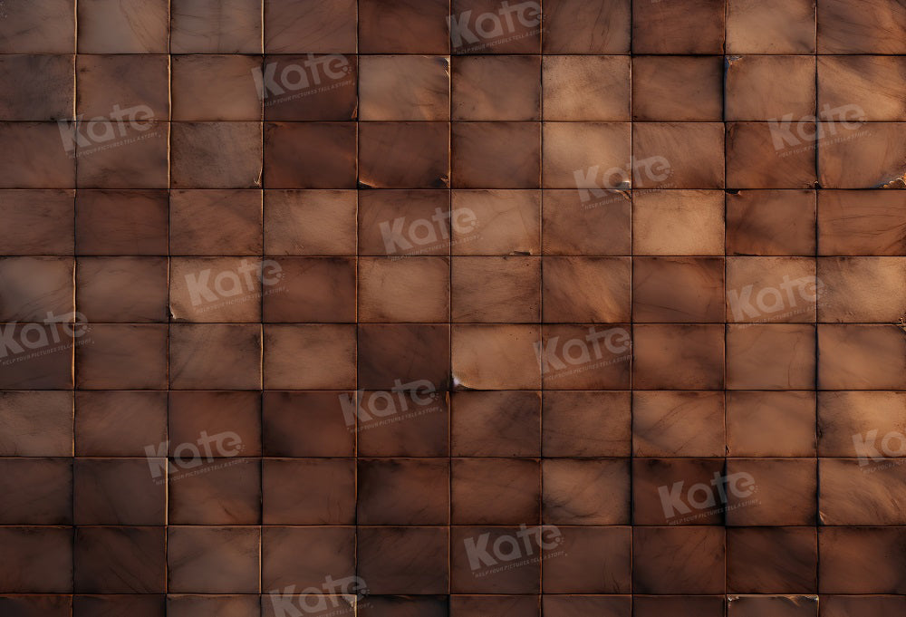 Kate Chocolat Carré Mur Sol Toile de fond pour la photographie - Kate Backdrop FR