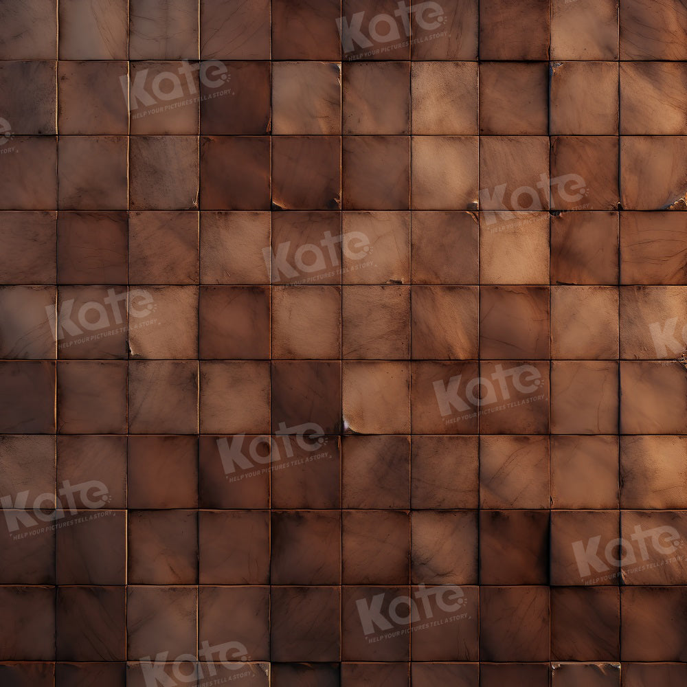 Kate Chocolat Carré Mur Sol Toile de fond pour la photographie