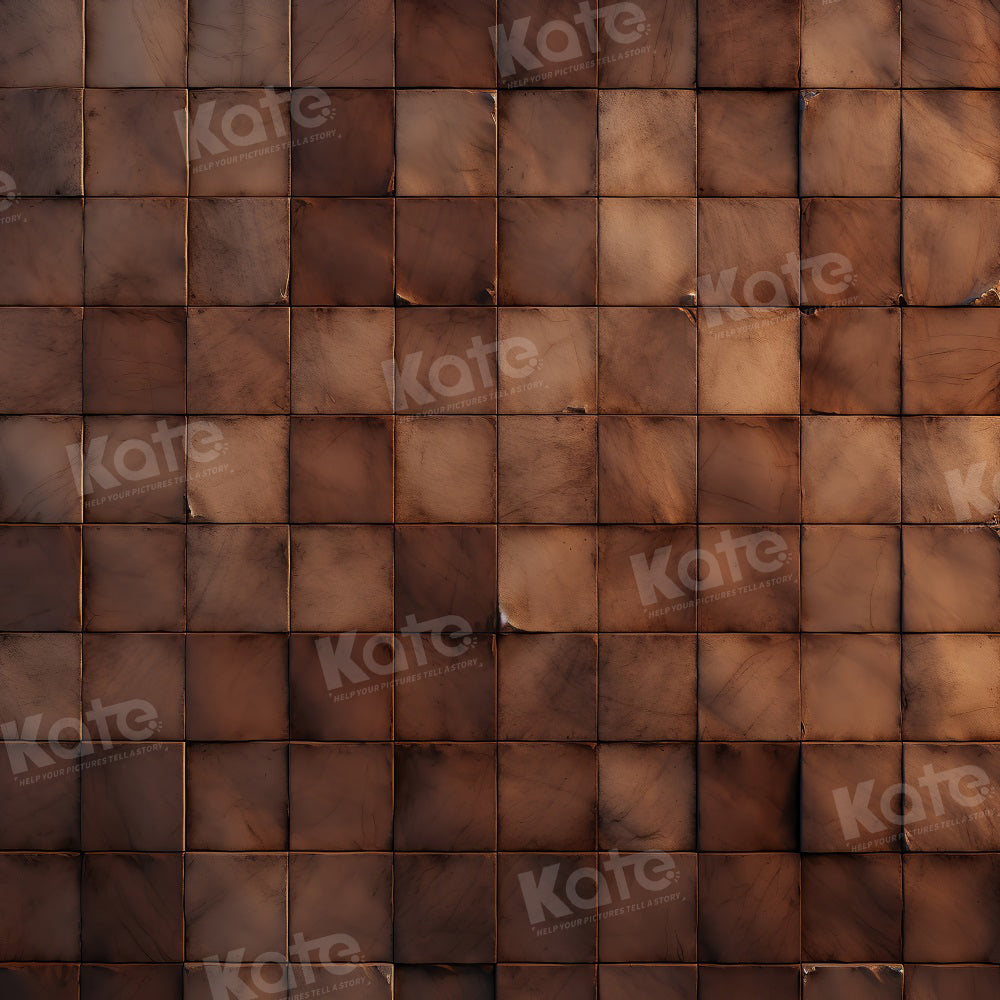 Kate Chocolat Carré Mur Sol Toile de fond pour la photographie - Kate Backdrop FR