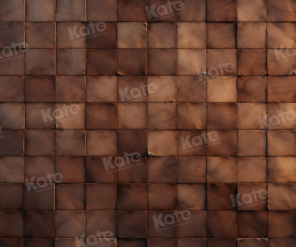 Kate Chocolat Carré Mur Sol Toile de fond pour la photographie - Kate Backdrop FR
