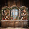 Kate Noël Cuisine Fenêtre Brun Toile de fond conçu par Emetselch - Kate Backdrop FR