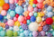 Kate Ballons Cake smash Coloré Toile de fond Conçu par Chain Photographie - Kate Backdrop FR