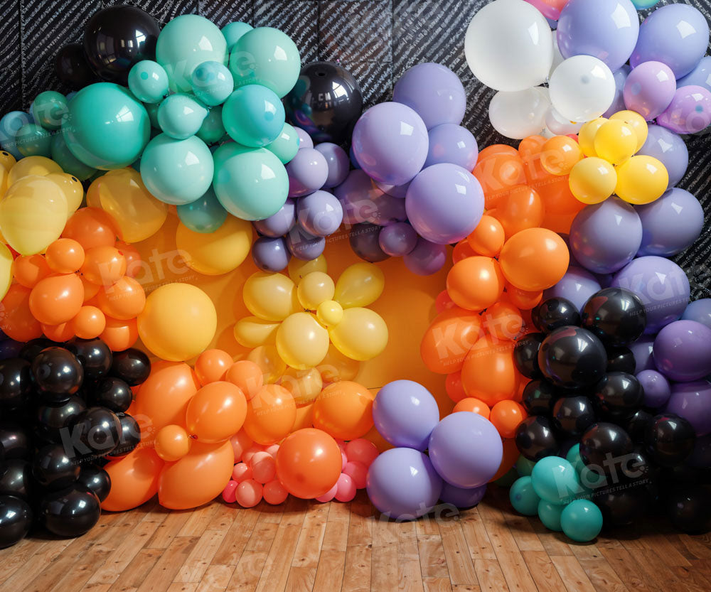 Kate Ballons Coloré Anniversaire Toile de fond conçu par Emetselch - Kate Backdrop FR