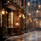 Kate Sapin de Noël Ville Nuit Rue Toile de fond pour la photographie - Kate Backdrop FR