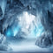 Kate Glace gelée Grotte Bleu Toile de fond conçu par Angela Marie Photographie - Kate Backdrop FR