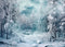 Kate Arbres gelés Neige Hiver Toile de fond conçu par Angela Marie Photographie - Kate Backdrop FR