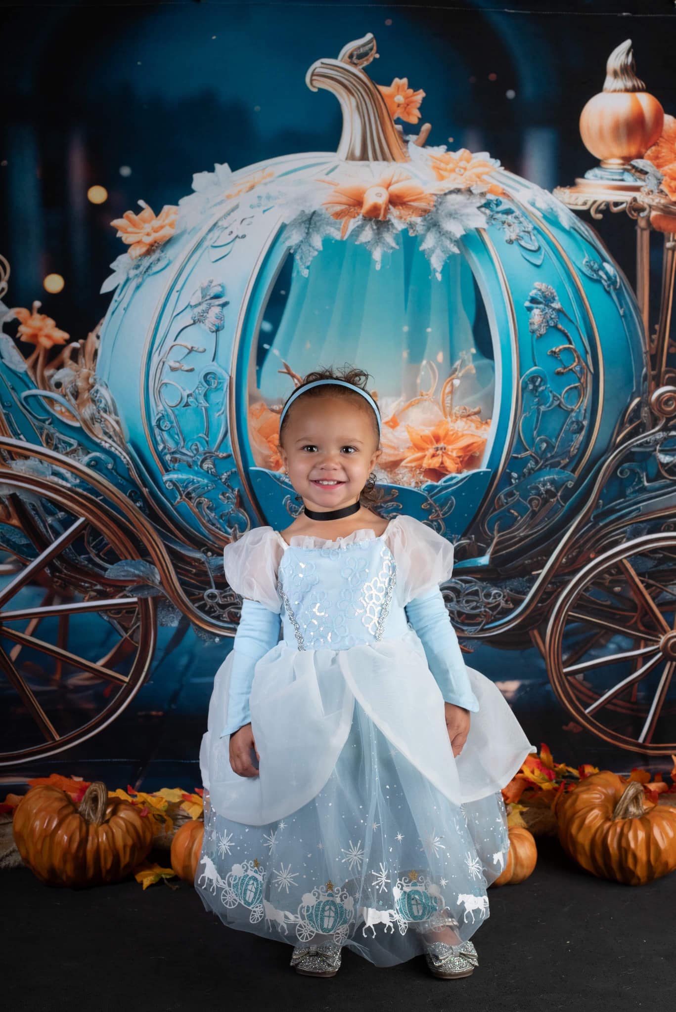 Kate Carrosse de citrouille Princesse Toile de fond Conçu par Chain Photographie - Kate Backdrop FR