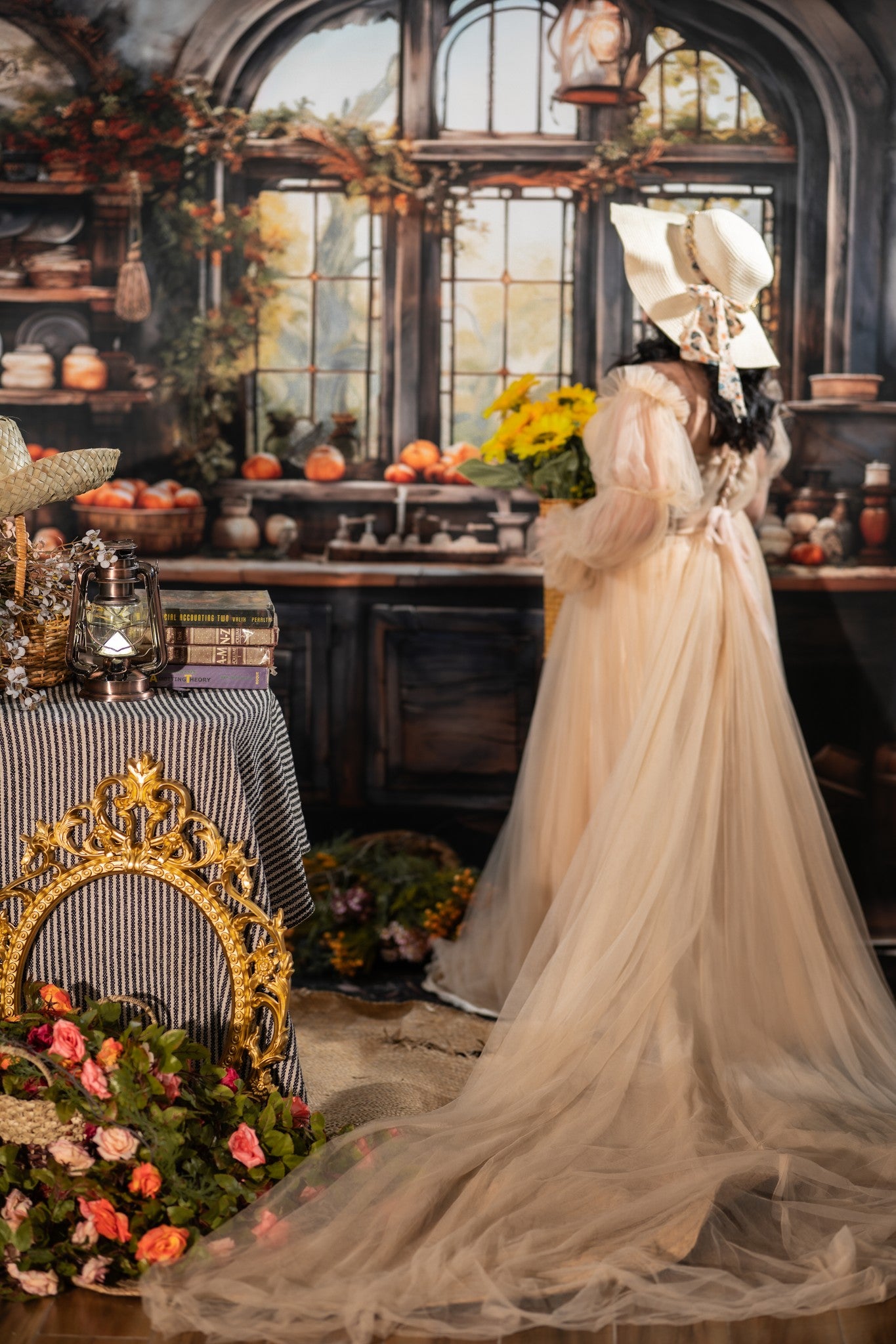 Kate Rétro Automne Cuisine peinte Toile de fond conçu par Emetselch - Kate Backdrop FR