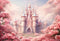 Kate Rose Fantaisie Fleurs Château Toile de fond conçu par Emetselch - Kate Backdrop FR