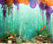 Kate Été Vert Sirène Sous-marin Ballons Toile de fond conçu par Emetselch - Kate Backdrop FR
