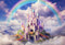 Kate Château Arc-en-ciel Nuage Violet Toile de fond conçu par Emetselch - Kate Backdrop FR
